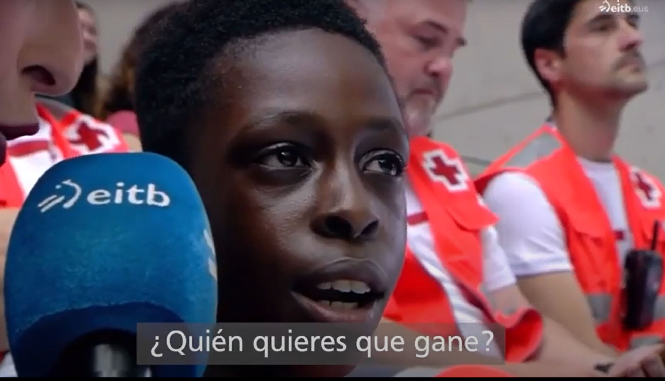 Bakuva en la final de pelota, en 2023.